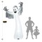 Costway 5FT or 6FT or 12FT Halloween  Decoration with LED Lights  Yard Decoration